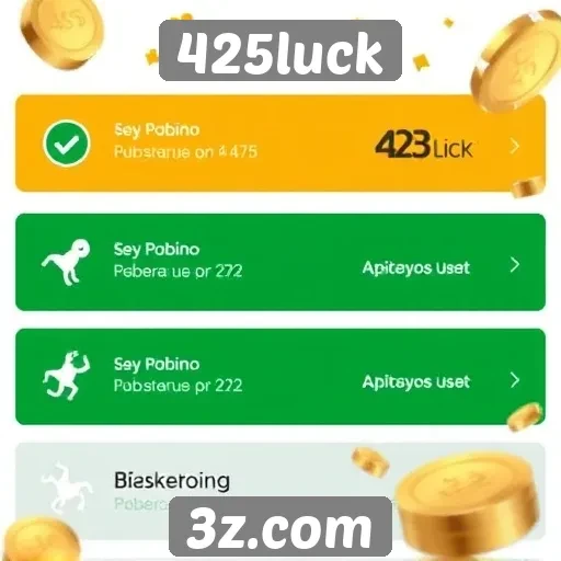 Exploração das opções de pagamento no 425luck